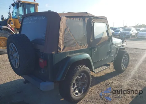 1999 Jeep Wrangler Sahara from USA, damaged, VIN 1J4FY49S2XP447164